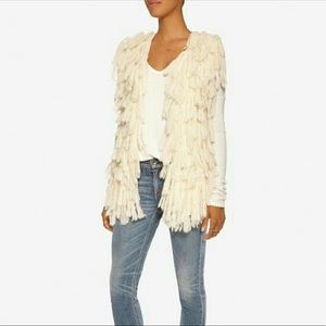 St. Roche Intermix fringed alpaca sweater vest